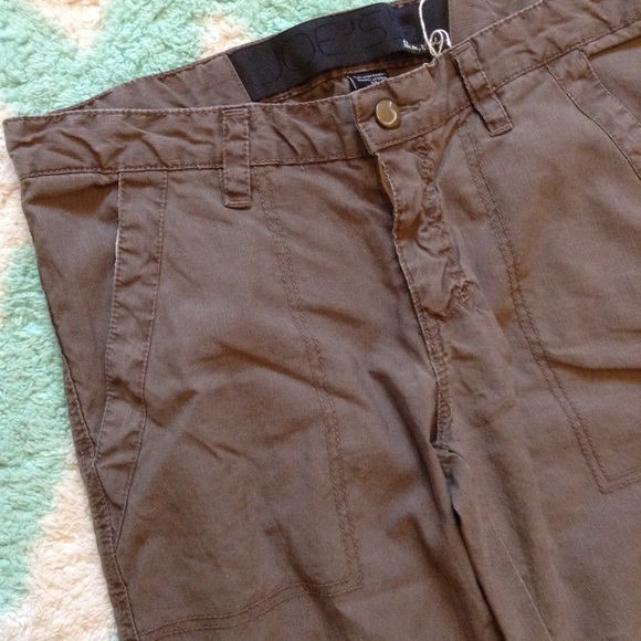 JOES JEANS washed brown linen/cotton pants 28 - Picture 4 of 8